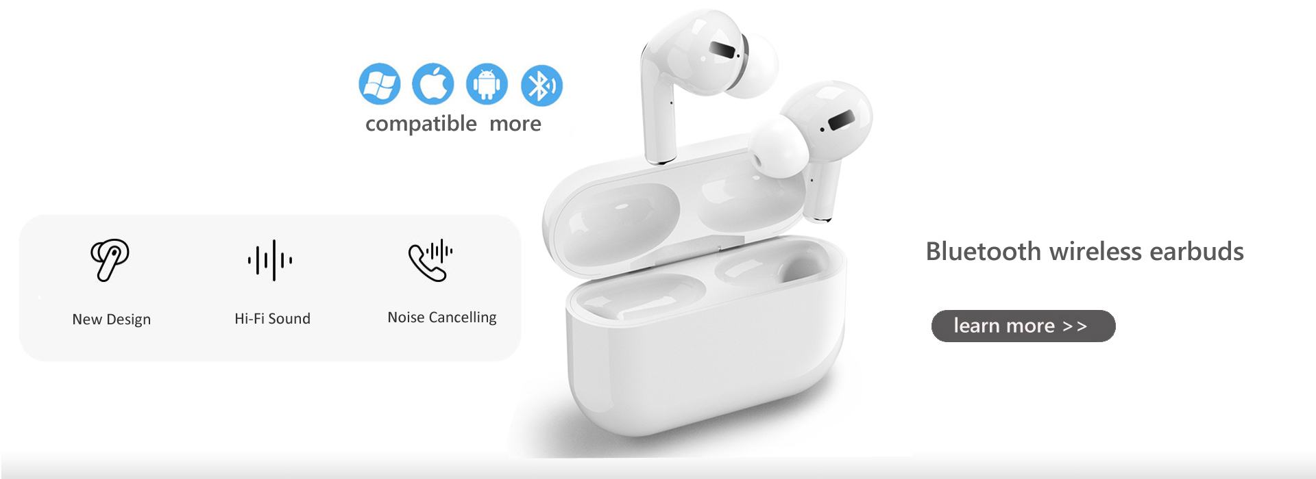 Bluetooth wireless earbuds
