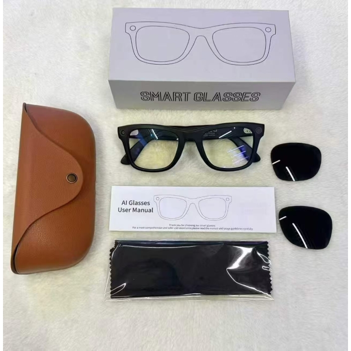 Smart glasses with camera video record